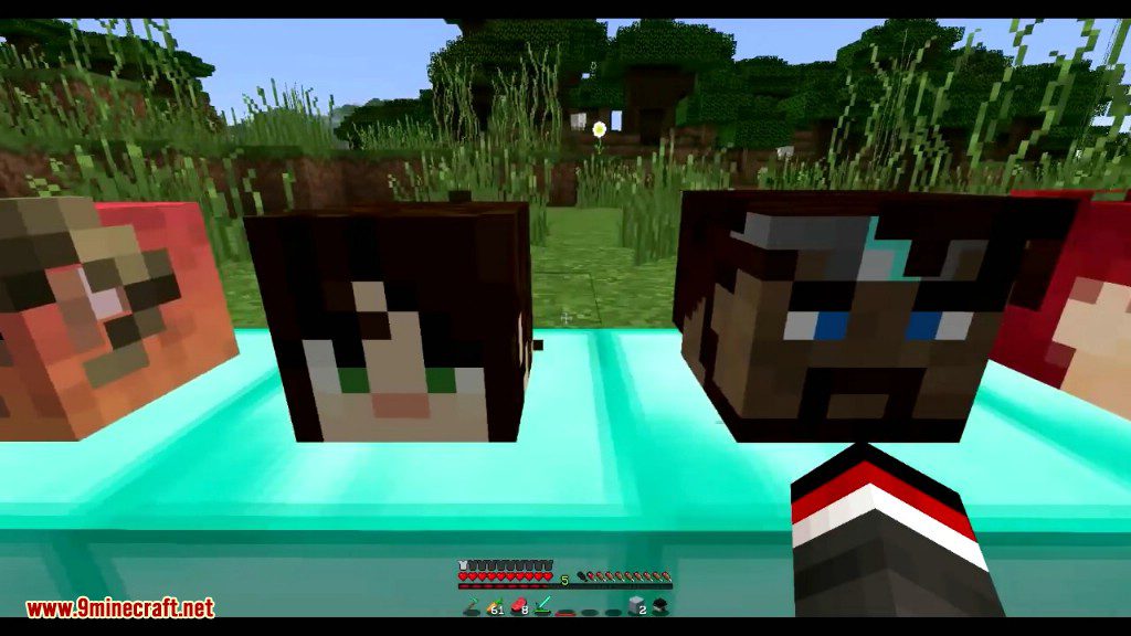 Headcrumbs Mod 1.12.2, 1.11.2 (Youtuber, Mobs Heads) 28