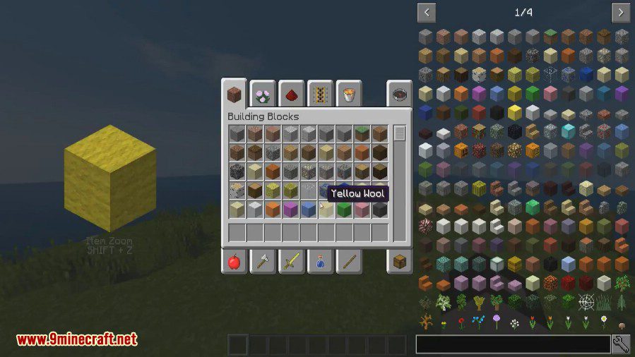 ItemZoom Mod (1.20.4, 1.19.4) - Big Version of Item 3