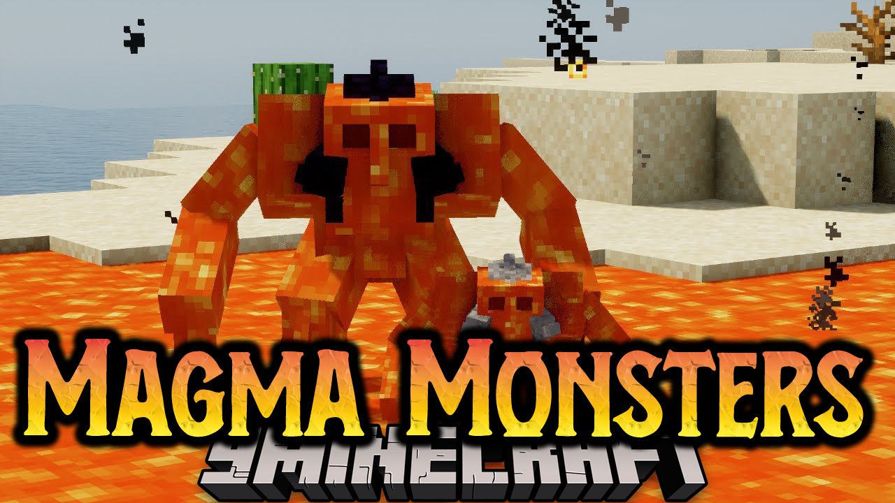 Magma Monsters Mod (1.19.2, 1.18.2) - Dangerous Lava Monsters 1