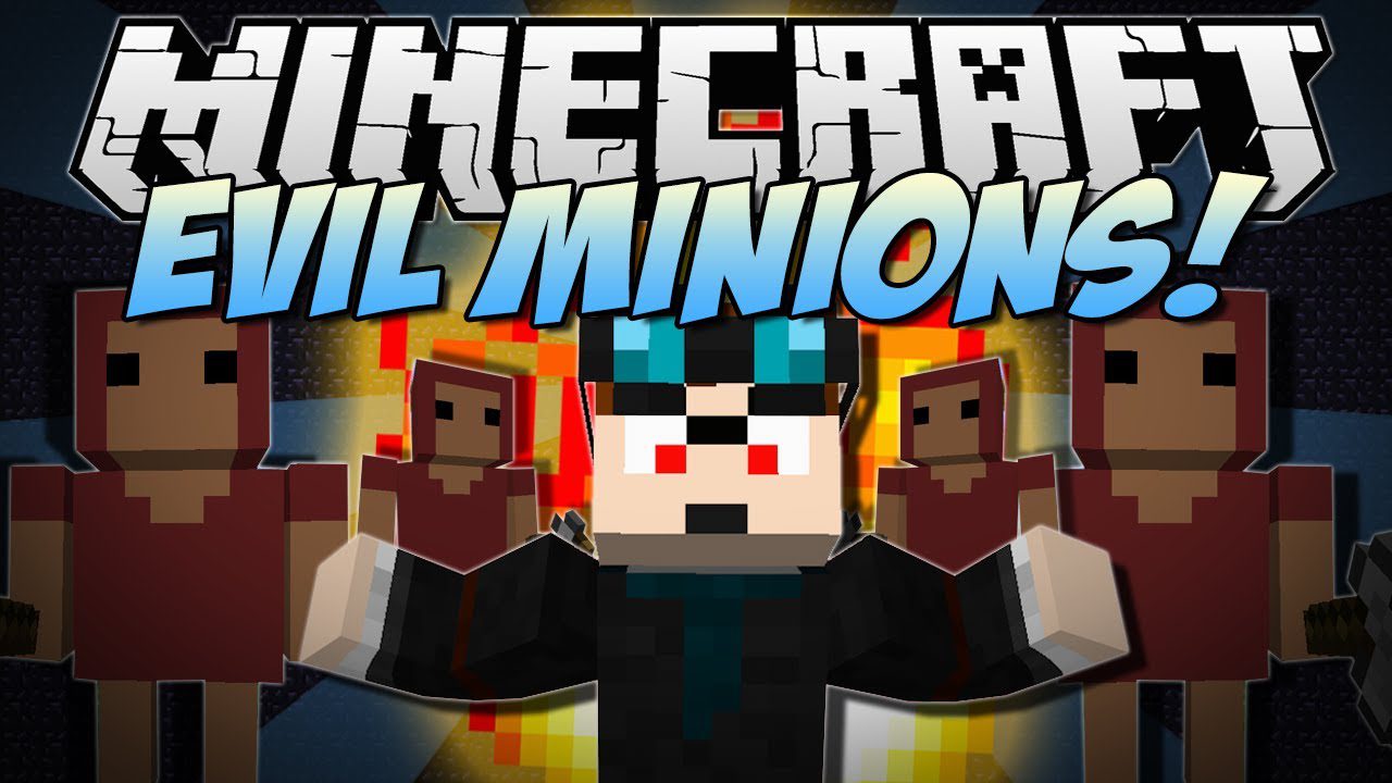 Minions Mod 1.12.2, 1.11.2 (Dig Mineshafts Automatically) 1