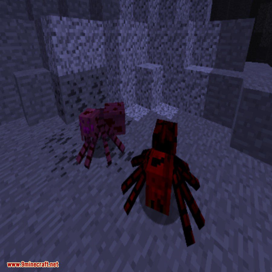 Much More Spiders Reborn Mod 1.12.2, 1.11.2 (Dangerous Spiders) 2