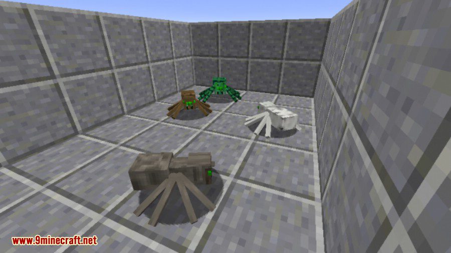 Much More Spiders Reborn Mod 1.12.2, 1.11.2 (Dangerous Spiders) 4