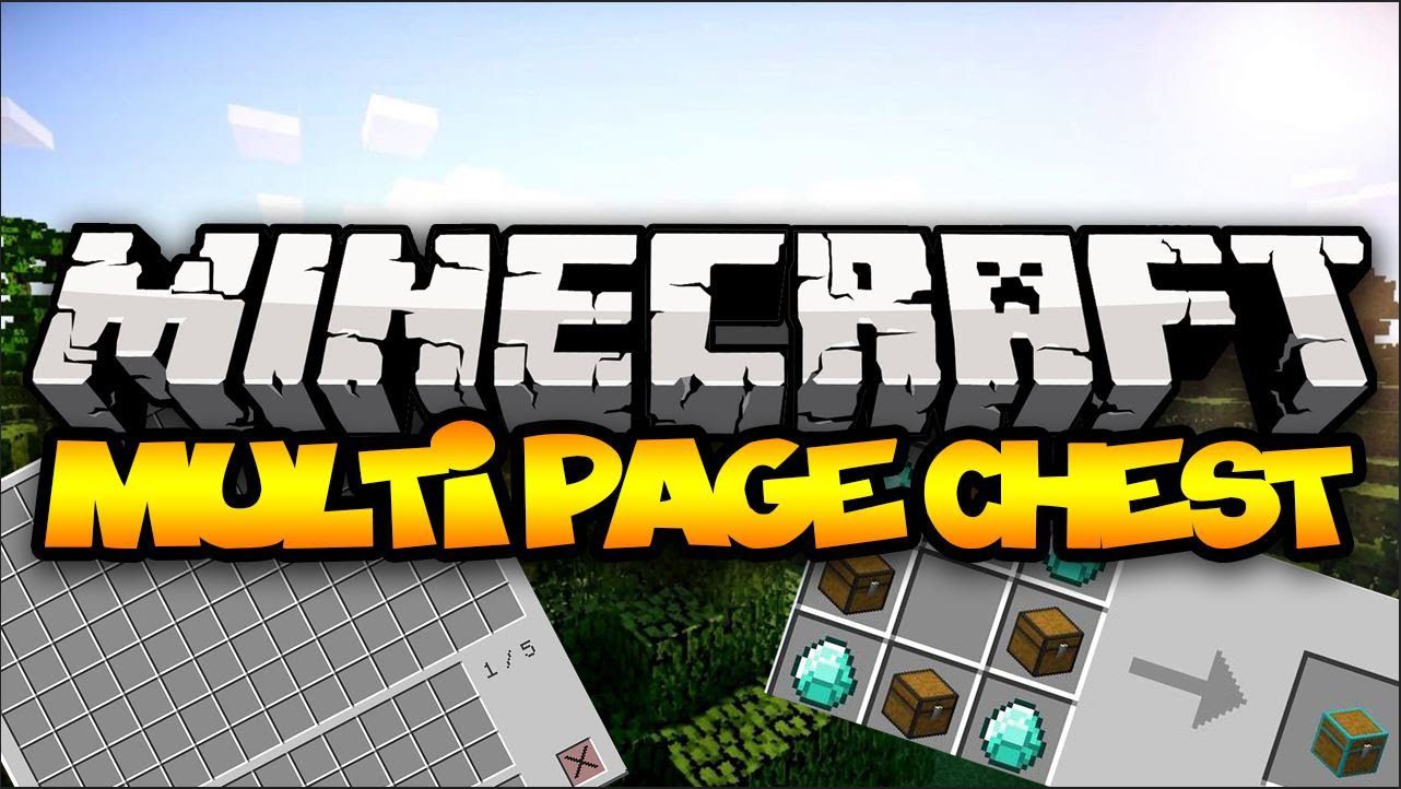 Multi Page Chest Mod 1.12.2, 1.11.2 (Massive Storage) 1