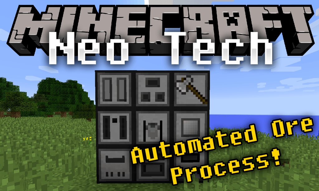 NeoTech Mod 1.11.2, 1.10.2 (Automated Ores Process) 1