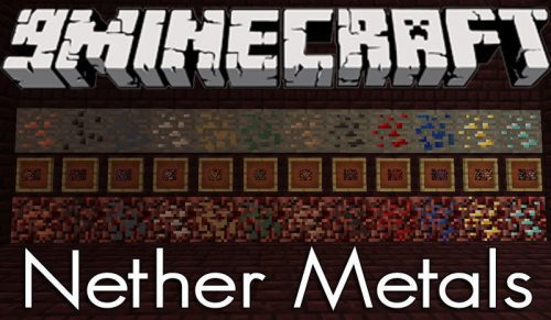 Nether Metals Mod (1.12.2, 1.11.2) – Addon for Base Metals Mod Thumbnail