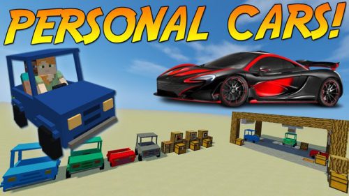 Personal Cars Mod 1.12.2, 1.11.2 (Just Driving Around) Thumbnail