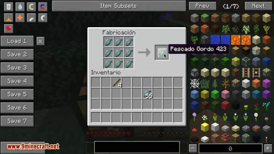 Pescado Mod 1.7.10 (Make Armor Out of Fish) 5