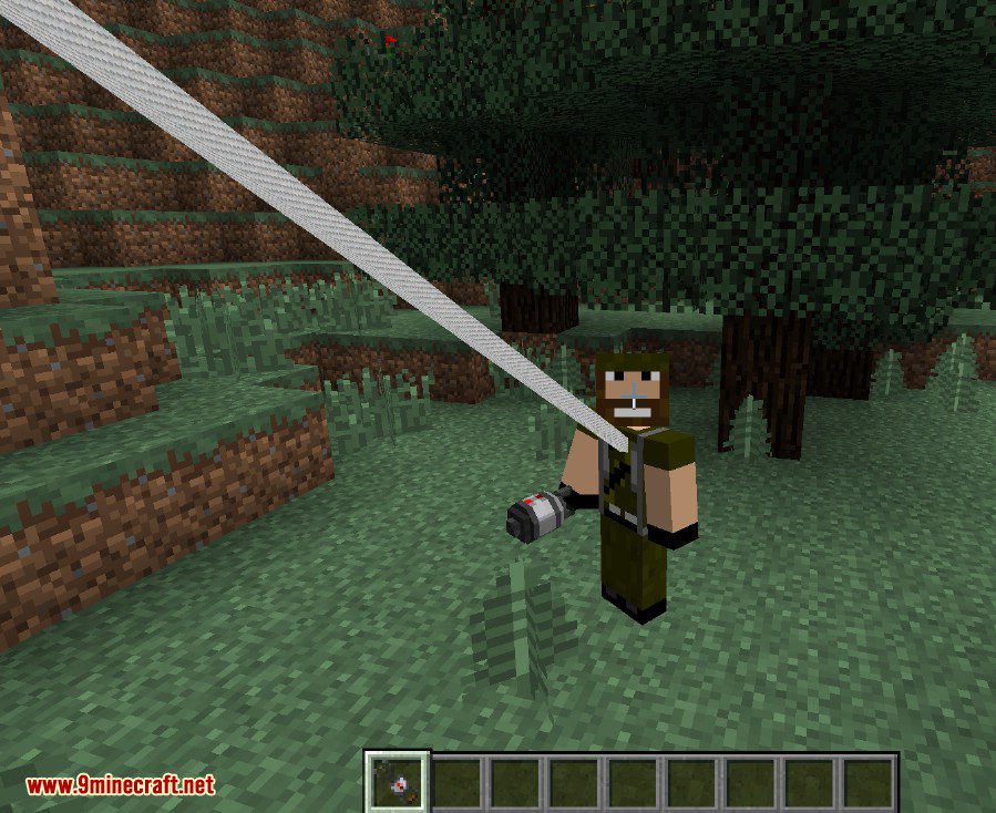 SBM Grappling Hook Mod 1.7.10 6