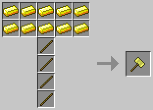 Sparks Hammers Mod 1.12.2, 1.11.2 (Colored Hammers) 10