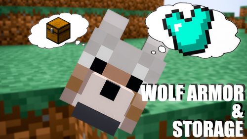 Wolf Armor & Storage Mod (1.12.2, 1.11.2) – Minor Tweaks for Wolves Thumbnail