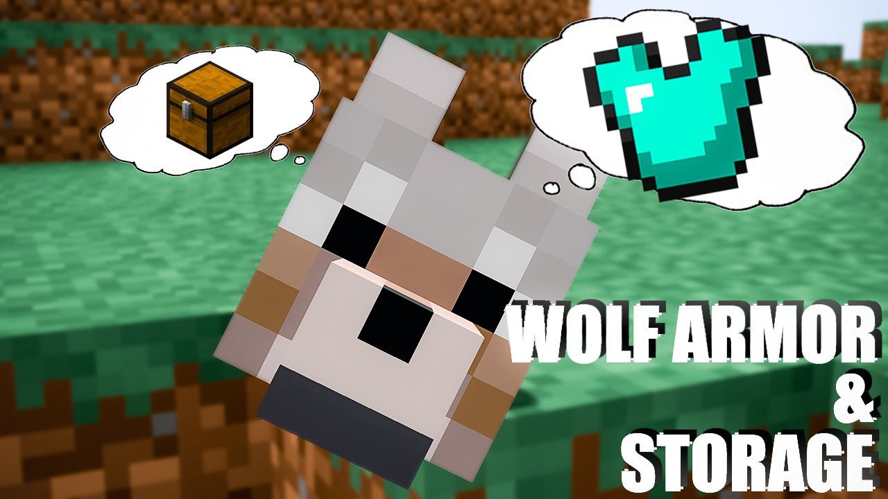 Wolf Armor & Storage Mod 1.12.2, 1.11.2 (Minor Tweaks for Wolves) 1