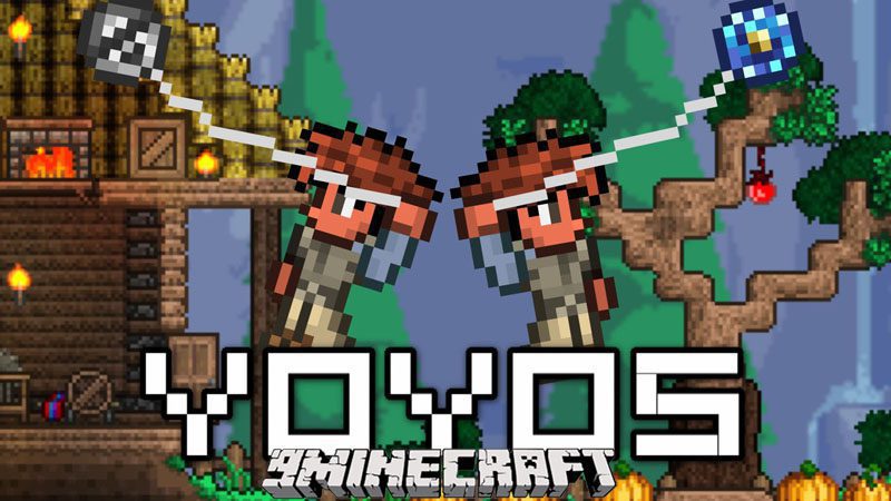 Yoyos Mod 1.14.4, 1.12.2 (Children's Toy Based Weaponry) 1