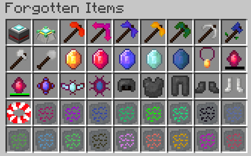 Forgotten Items Mod (1.12.2, 1.11.2) - Rediscovered Items 2