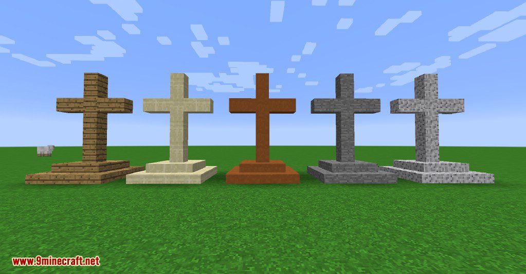 Gravestone Extended Mod 1.12.2, 1.11.2 (Memorials, Candles...) 2