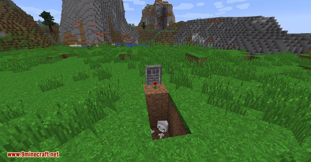 Gravestone Extended Mod 1.12.2, 1.11.2 (Memorials, Candles...) 16