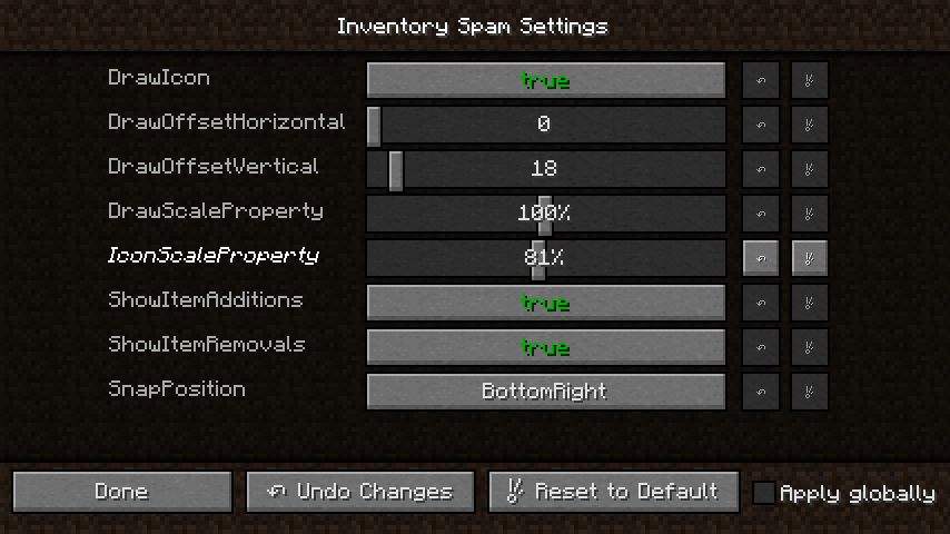 Inventory Spam Mod (1.20.4, 1.19.4) - Show Items Added/Removed from Inventory 2