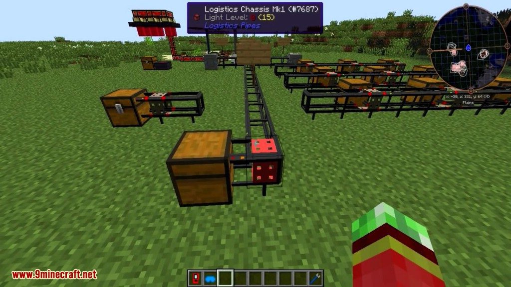 Logistics Pipes Mod 1.12.2, 1.7.10 (Buildcraft Pipe System) 12