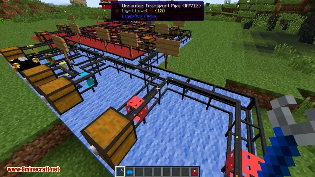 Logistics Pipes Mod 1.12.2, 1.7.10 (Buildcraft Pipe System) 15