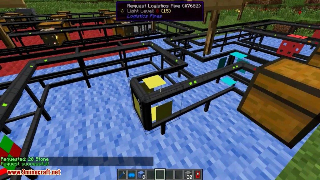 Logistics Pipes Mod 1.12.2, 1.7.10 (Buildcraft Pipe System) 16