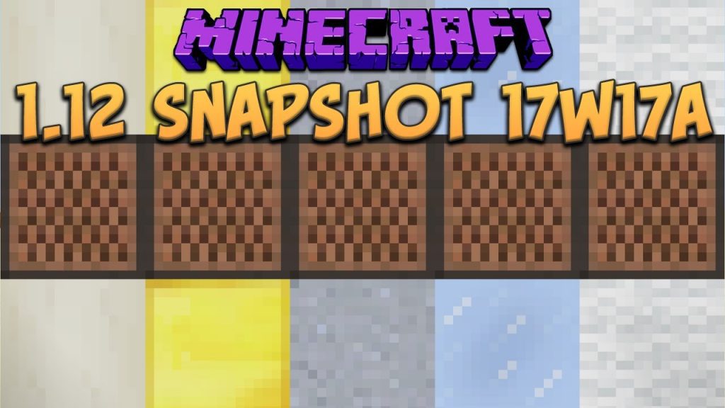 Minecraft 1.12 Snapshot 17w17a (Noteblock Sounds) 1