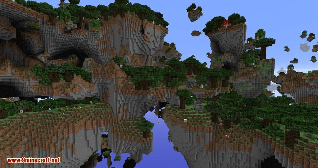 Open Terrain Generator Skylands Mod 1.16.5, 1.12.2 3