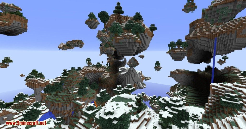 Open Terrain Generator Skylands Mod 1.16.5, 1.12.2 4