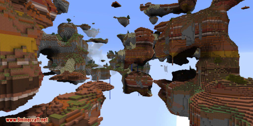 Open Terrain Generator Skylands Mod 1.16.5, 1.12.2 5