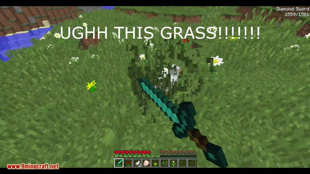 SwingThroughGrass Mod (1.19.2, 1.18.2) - Hit Mobs Behind The Grass 2