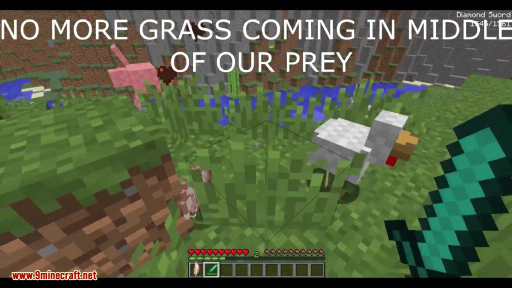 SwingThroughGrass Mod (1.19.2, 1.18.2) - Hit Mobs Behind The Grass 5