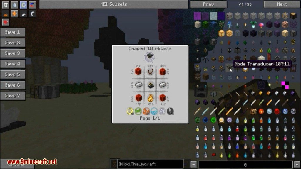 Thaumcraft NEI Plugin 1.7.10 (Recipes in Thaumonomicon) 11