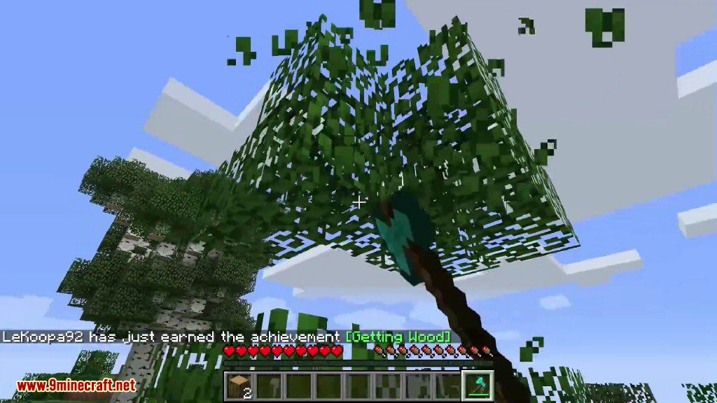 Timberjack Mod 1.12.2, 1.11.2 (Timber, Treecapitator, Natural Tree Felling) 5