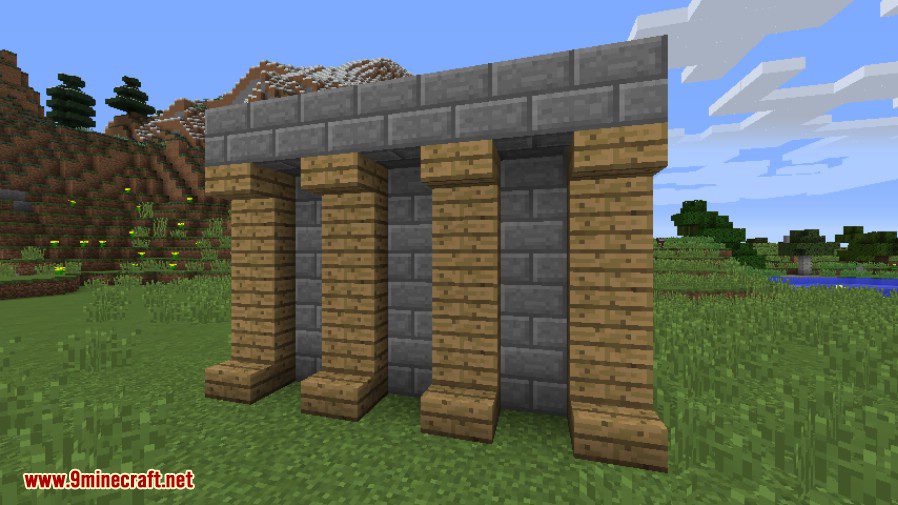 Vertical Slabs Mod 1.11.2 for Minecraft 3