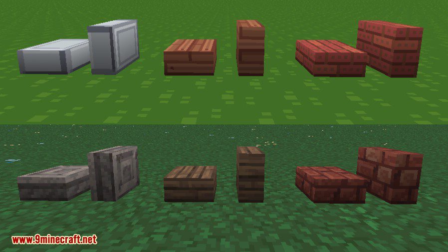 Vertical Slabs Mod 1.11.2 for Minecraft 4