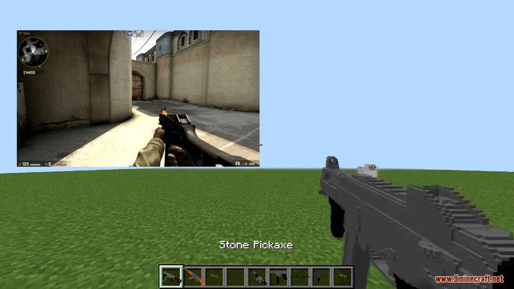 CS: GO 3D Model Realistic Resource Pack 1.11.2, 1.10.2 13