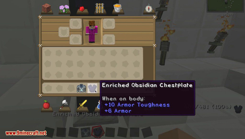 Enriched Obsidian Mod 1.10.2 (New Ore, Paxel) 5