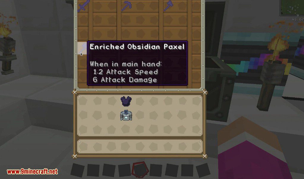 Enriched Obsidian Mod 1.10.2 (New Ore, Paxel) 7