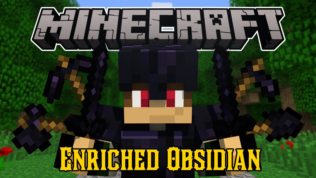 Enriched Obsidian Mod 1.10.2 (New Ore, Paxel) 1