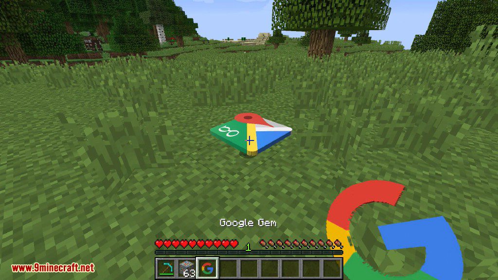 Google Mod 1.10.2 (Google's Logos in Minecraft) 5