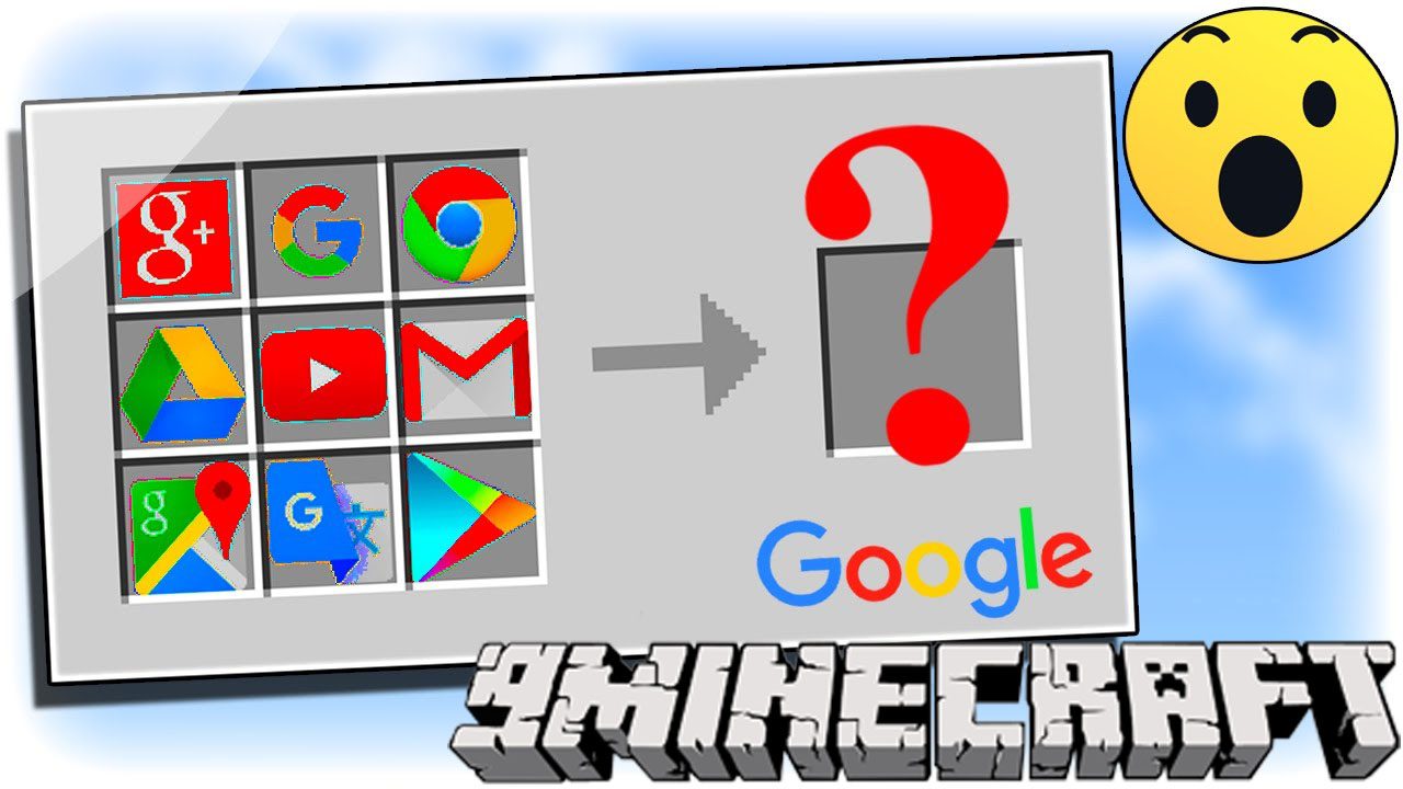 Google Mod 1.10.2 (Google's Logos in Minecraft) 1