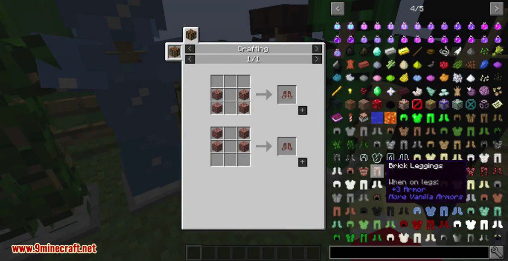 More Vanilla Armors Mod 1.11.2, 1.10.2 32