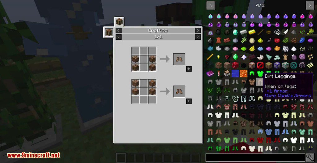 More Vanilla Armors Mod 1.11.2, 1.10.2 26