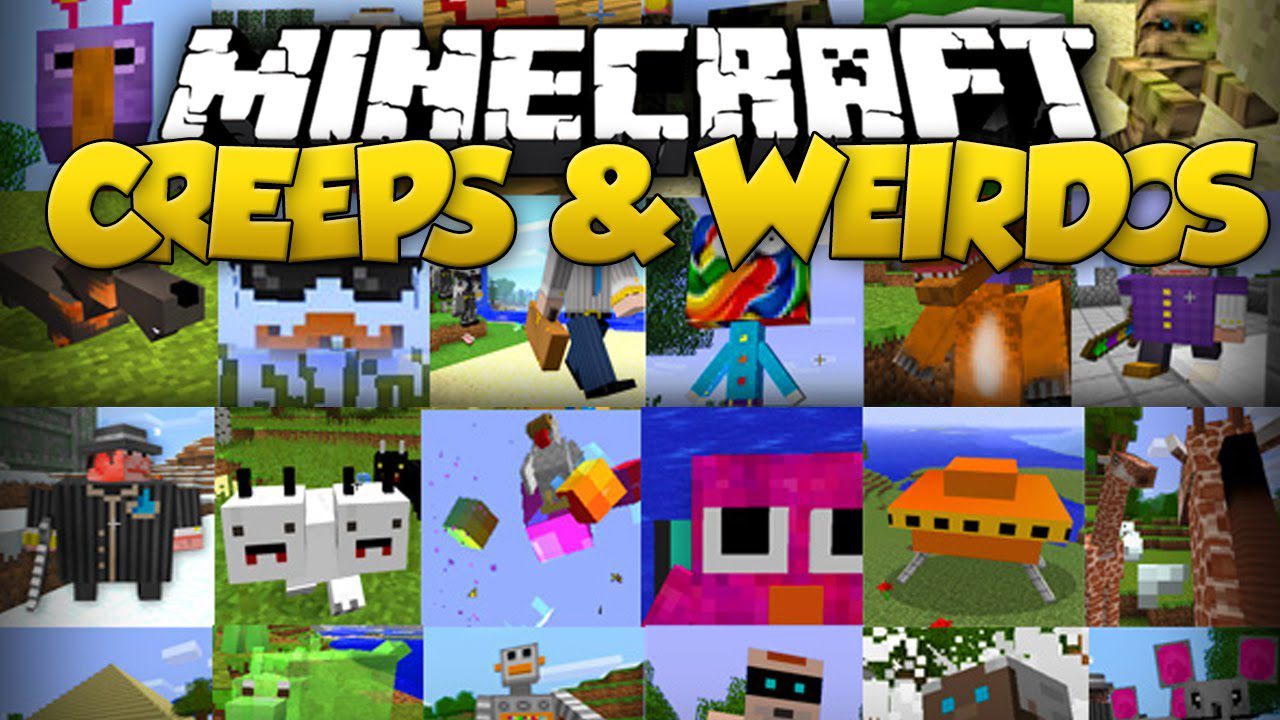 MoreCreeps and Weirdos Mod (1.12.2, 1.10.2) - Big Baby, Lolipop Man... 1