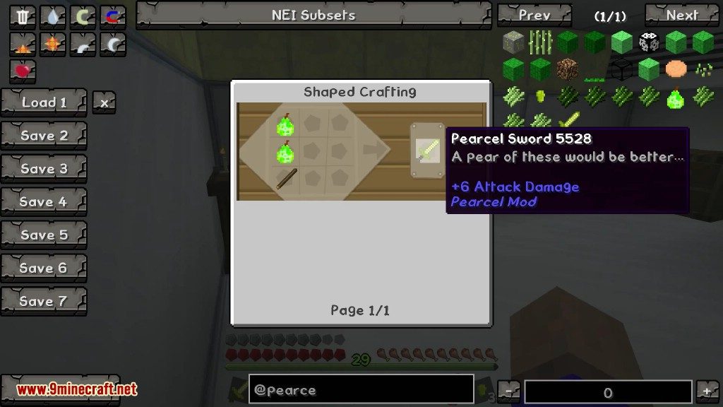 Pearcel Mod 1.12.2, 1.11.2 (Joyful Time in Minecraft) 19