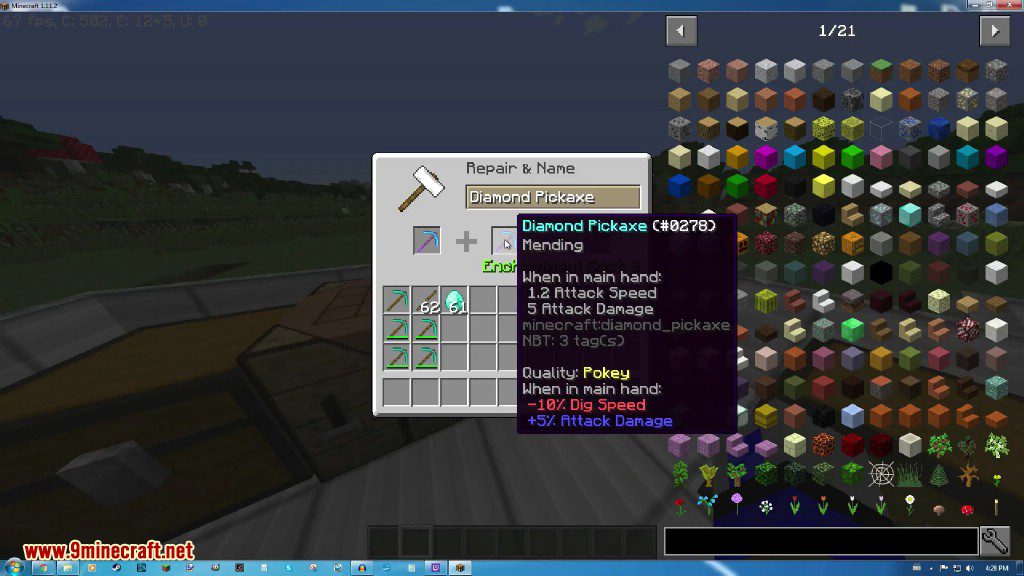 Quality Tools Mod 1.12.2, 1.11.2 (Terraria Tools) 16