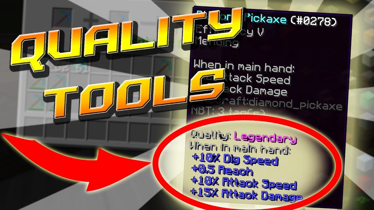 Quality Tools Mod 1.12.2, 1.11.2 (Terraria Tools) 1