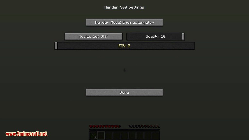 Render 360 Mod 1.12.2, 1.11.2 (Fish Eyes) 8