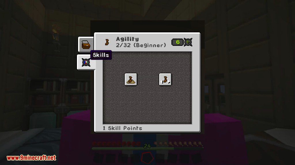 Skillable Mod 1.12.2, 1.11.2 (Leveling Skills Up) 7