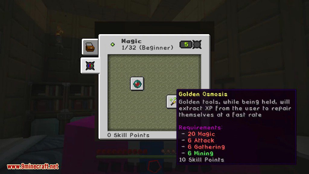 Skillable Mod 1.12.2, 1.11.2 (Leveling Skills Up) 10