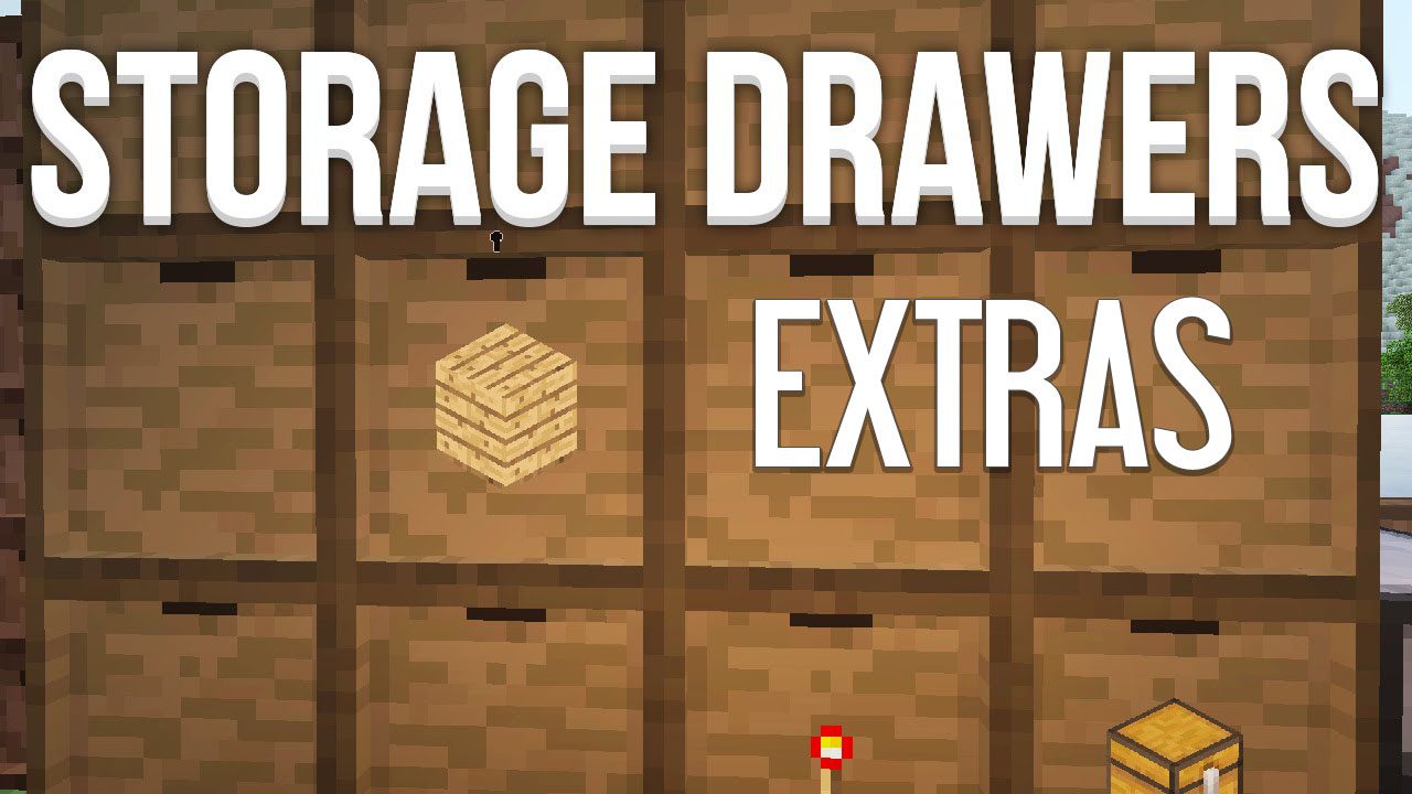 Storage Drawers Extras Mod 1.12.2, 1.11.2 (More Wood Styles) 1