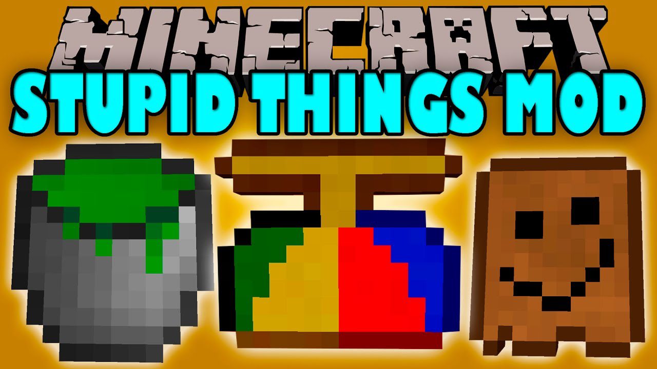 Stupid Things Mod 1.12.2, 1.11.2 (Random, Stupid Items) 1